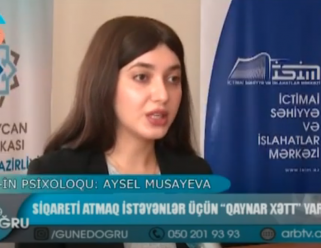 Tütündən imtina üzrə Qaynar xətt fəaliyyət göstərir!