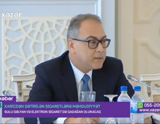 Sulu qəlyan və elektron siqaret də qadağan olunacaq, Xəzər TV